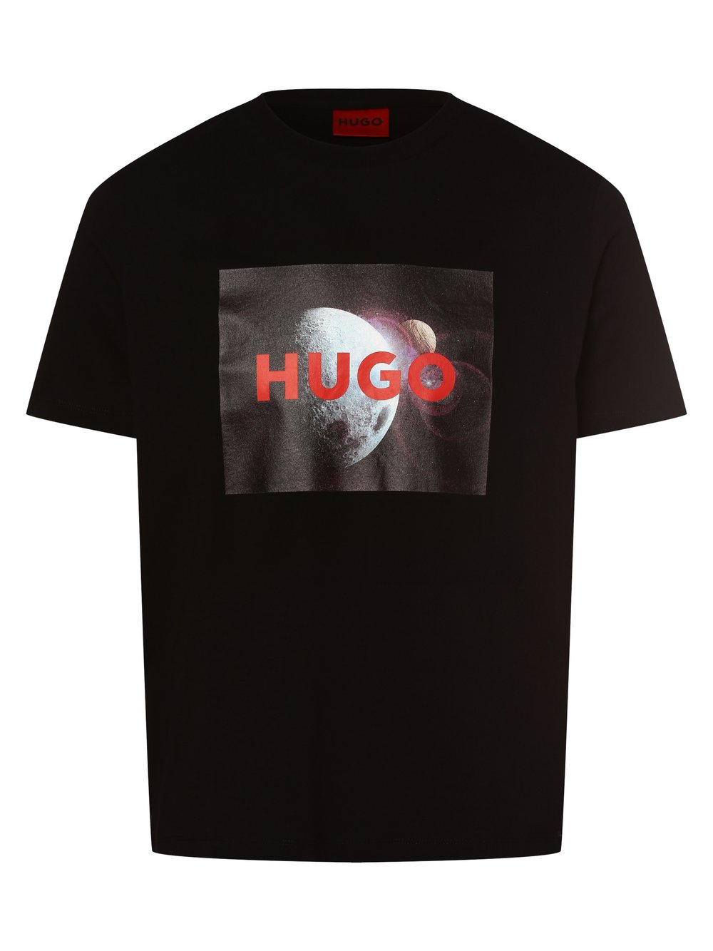 HUGO - Sweter męski – Dupiter, czarny