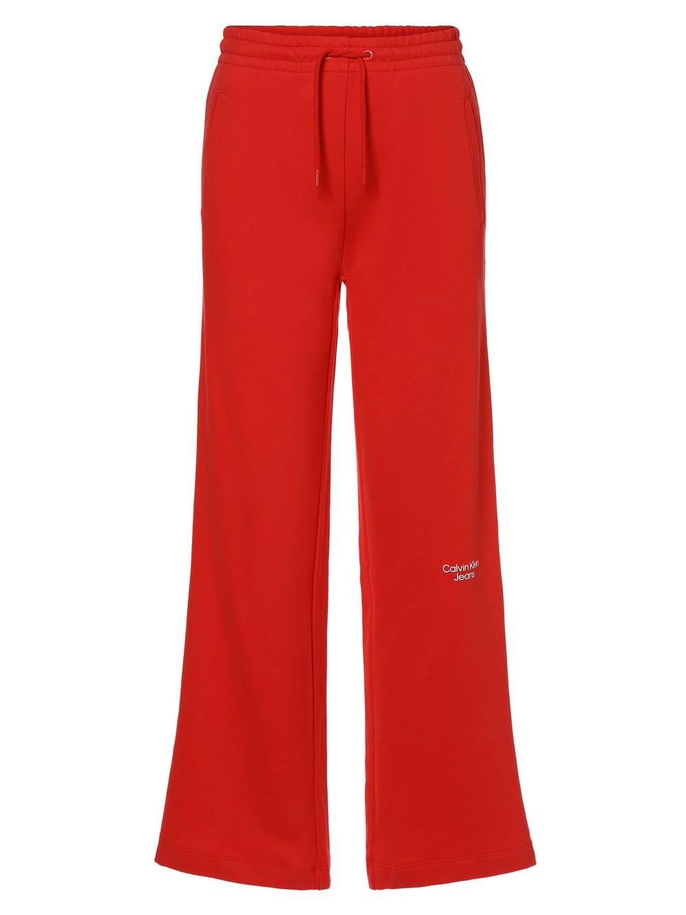 Calvin Klein Jeans - Damskie spodnie dresowe, czerwony