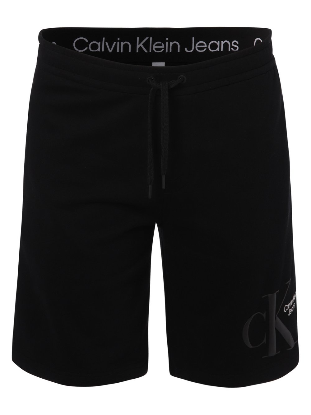 Calvin Klein Jeans - Spodenki dresowe męskie – duże rozmiary, czarny
