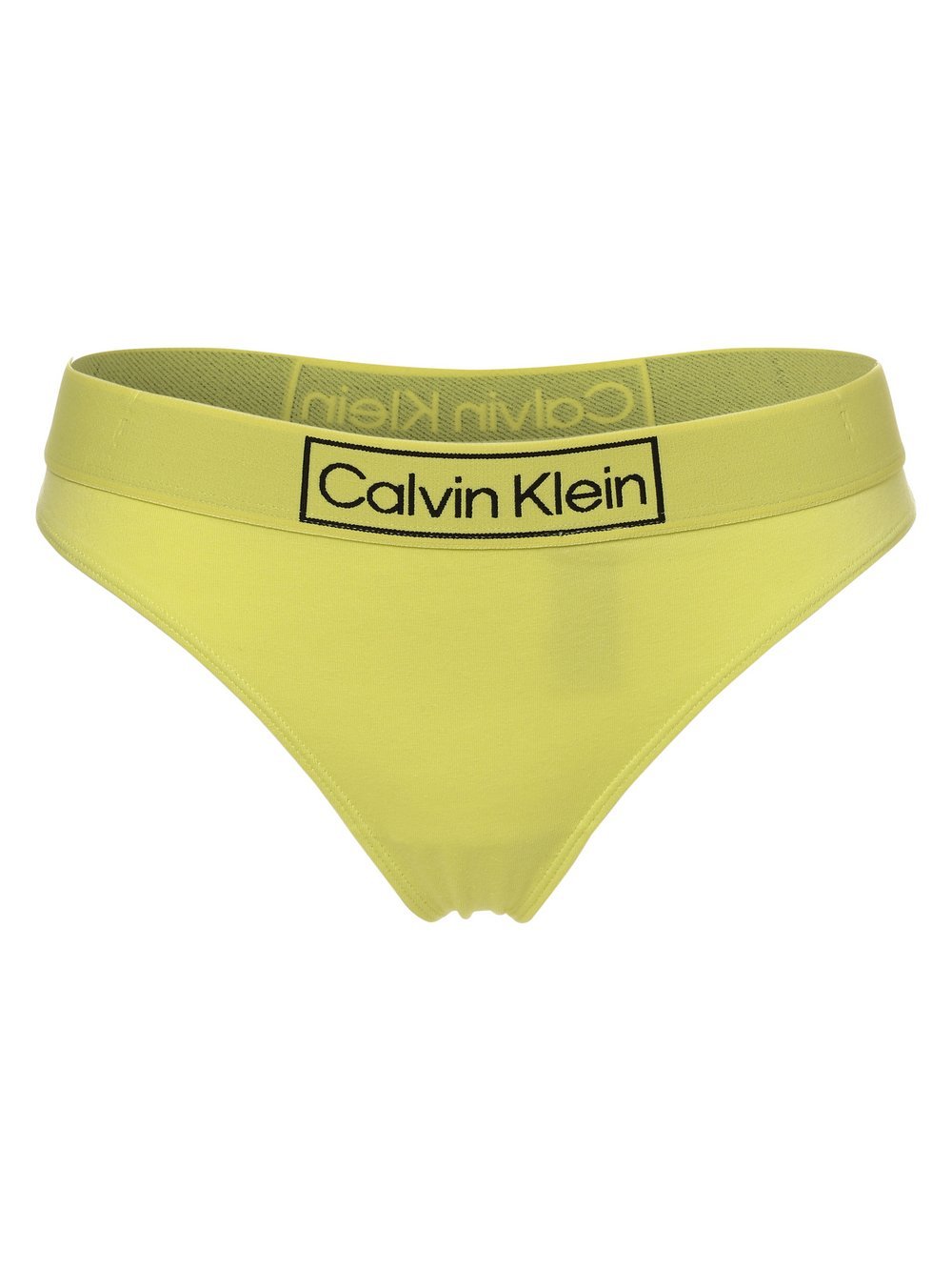 Calvin Klein - Stringi damskie, żółty