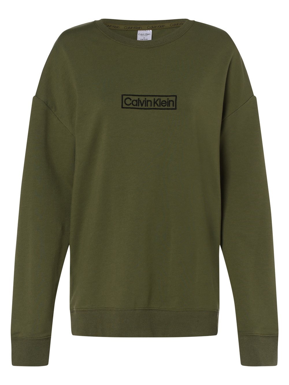 Calvin Klein - Damska bluza nierozpinana, zielony