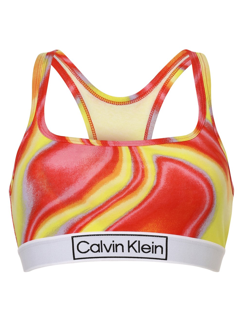 Calvin Klein - Gorset damski, żółty|czerwony|wielokolorowy