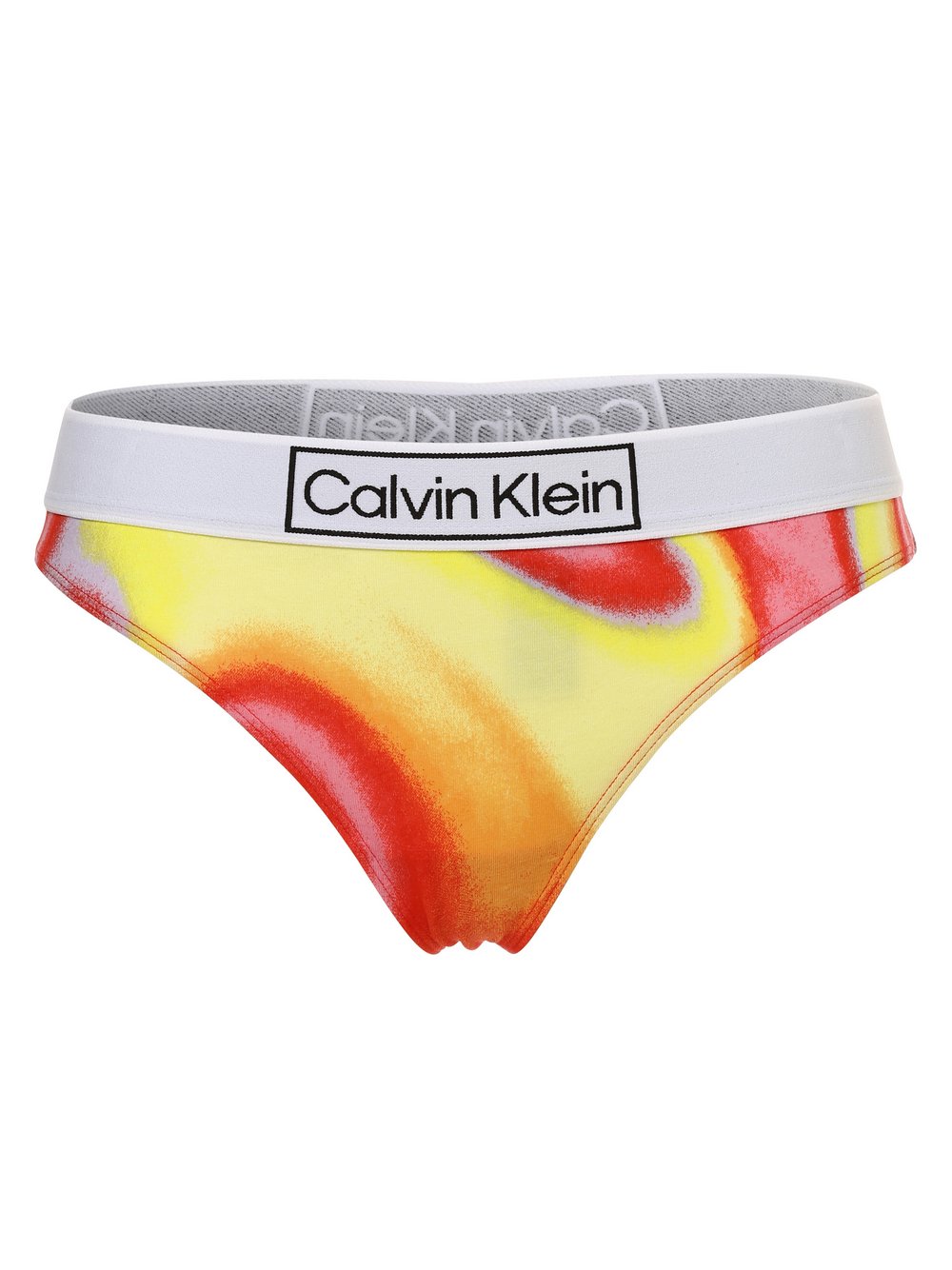 Calvin Klein - Stringi damskie, wielokolorowy|czerwony|żółty