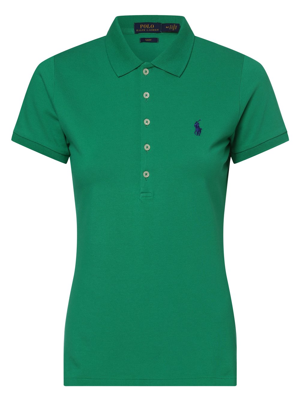 Polo Ralph Lauren - Damska koszulka polo – Slim fit, zielony