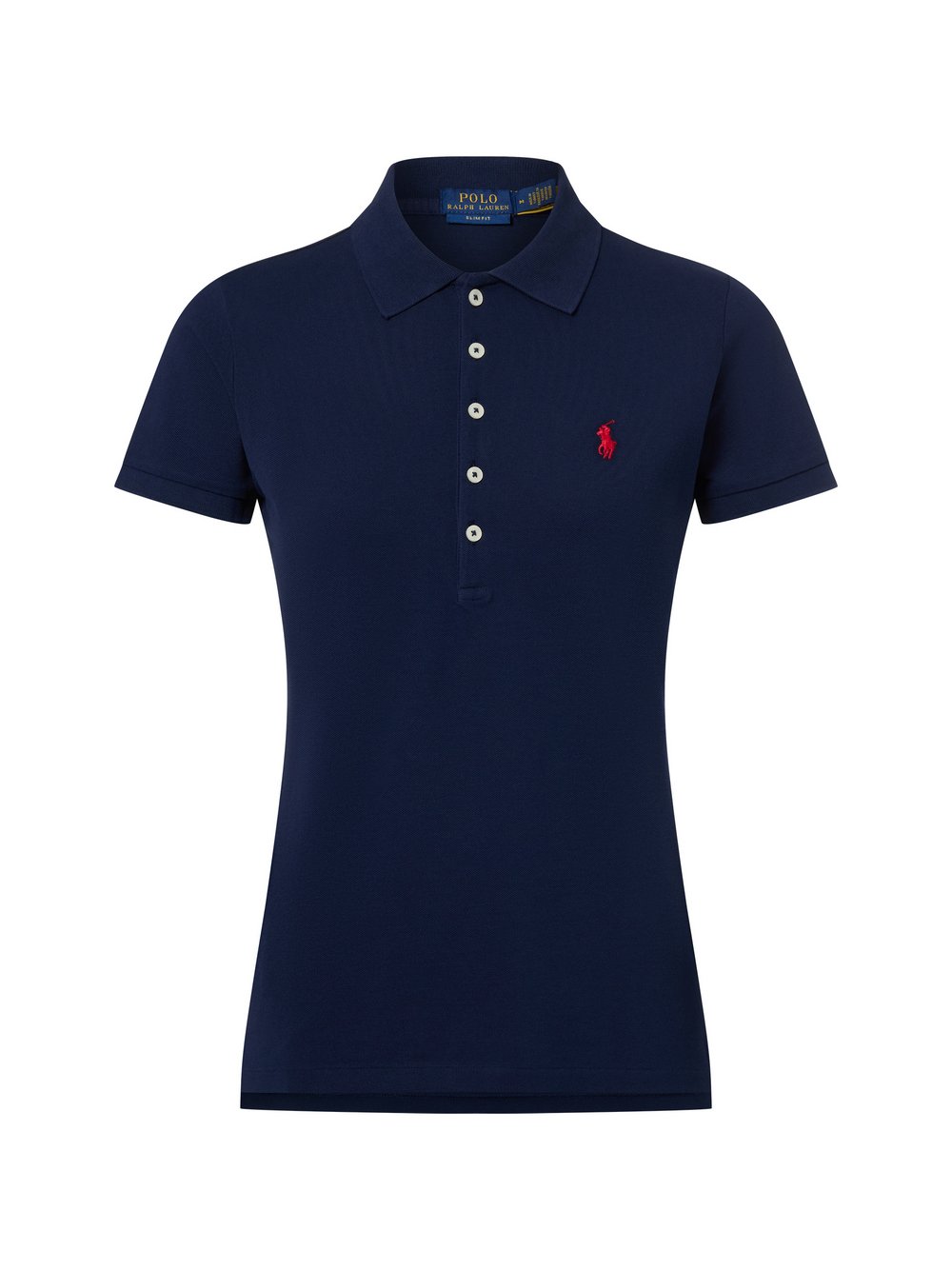 Thumbnail - Polo Ralph Lauren Poloshirt Damen Baumwolle blau, XS