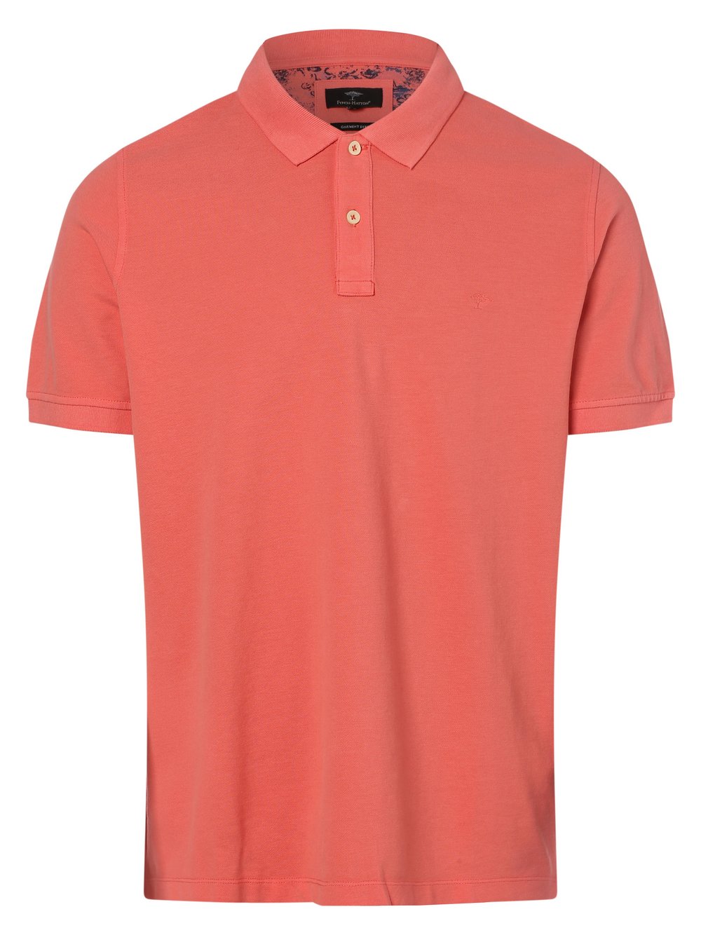 Fynch-Hatton - Męska koszulka polo, pomarańczowy|różowy