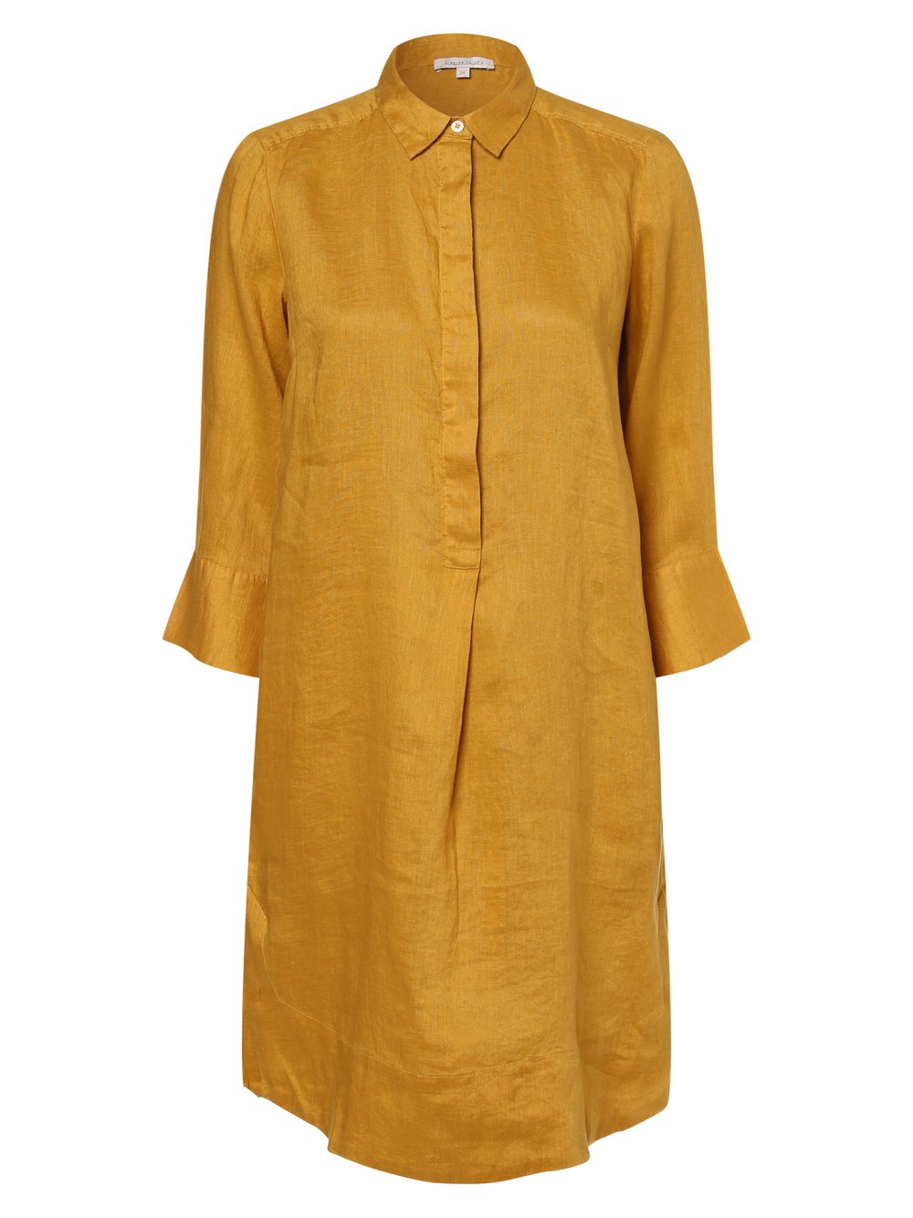 Apriori - Damska sukienka lniana, żółty
