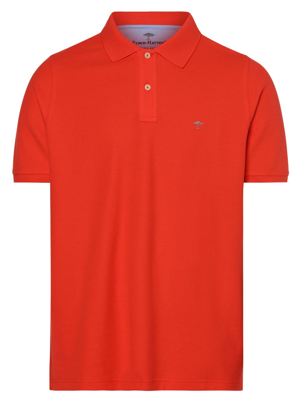 Fynch-Hatton - Męska koszulka polo, czerwony|wyrazisty róż