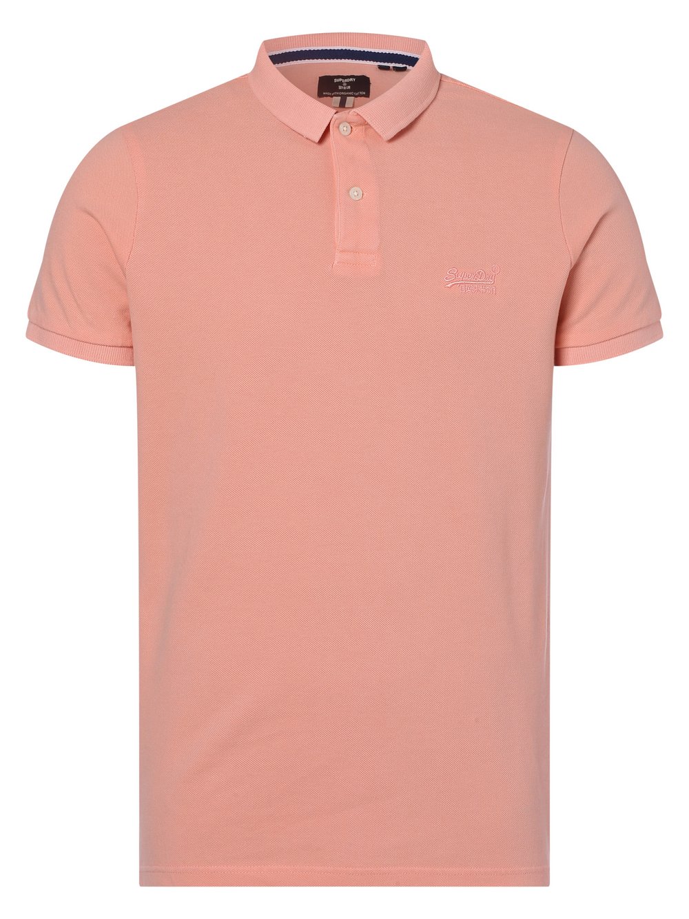 Superdry - Męska koszulka polo, pomarańczowy|różowy