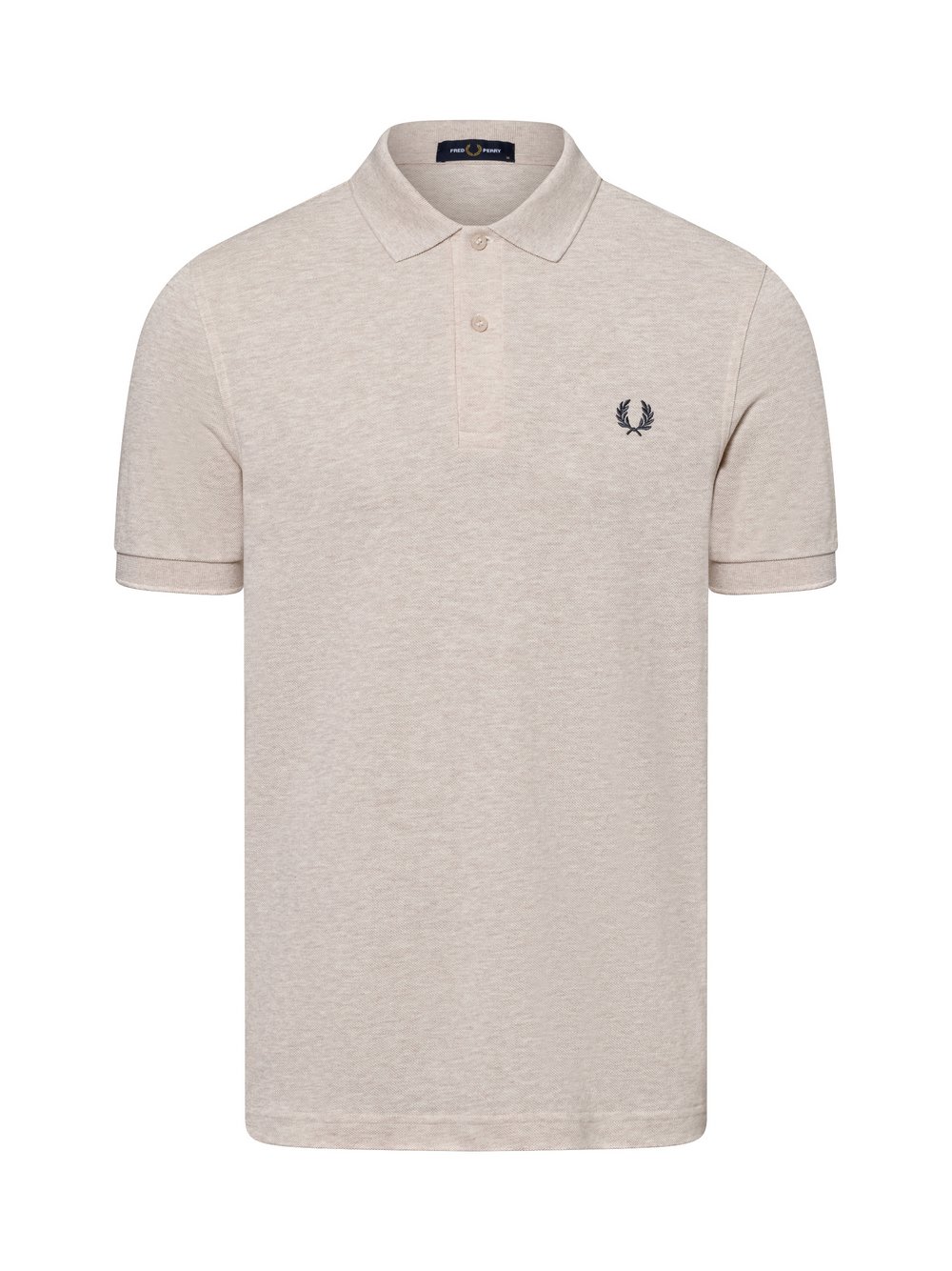 Fred Perry Poloshirt Herren Baumwolle beige meliert, XXL