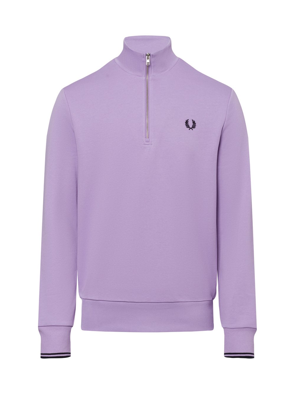 Fred Perry Sweatshirt Herren Baumwolle blau, L