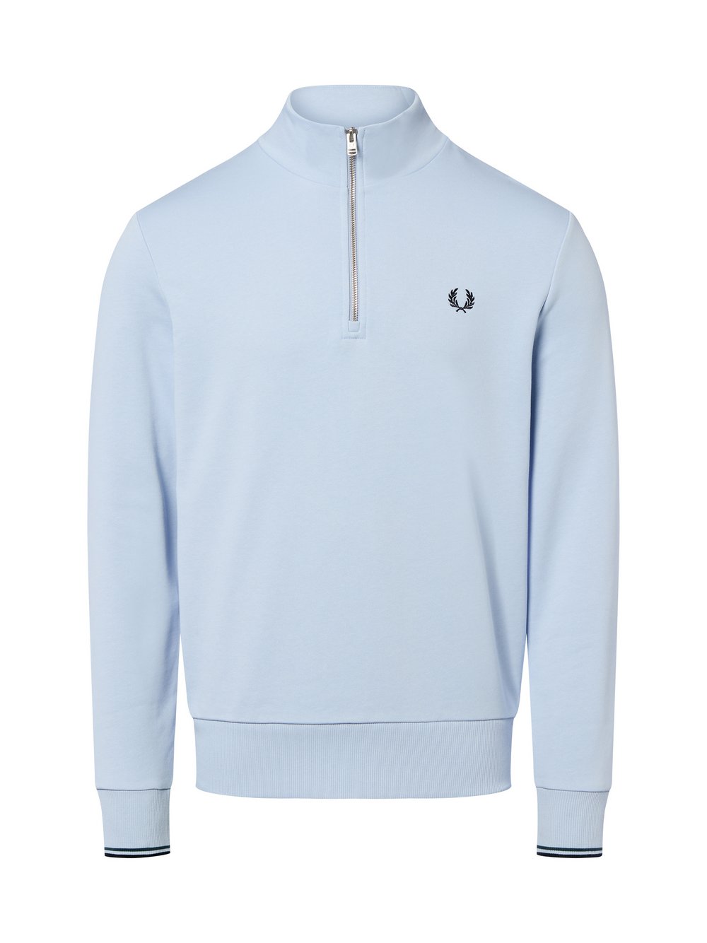 Fred Perry Sweatshirt Herren Baumwolle blau, L