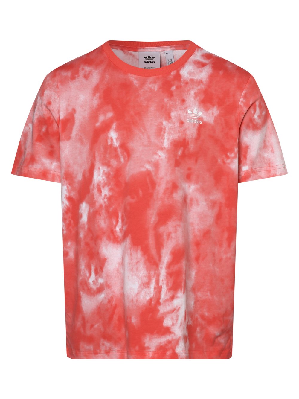 Adidas Originals - T-shirt męski, różowy|czerwony|wyrazisty róż