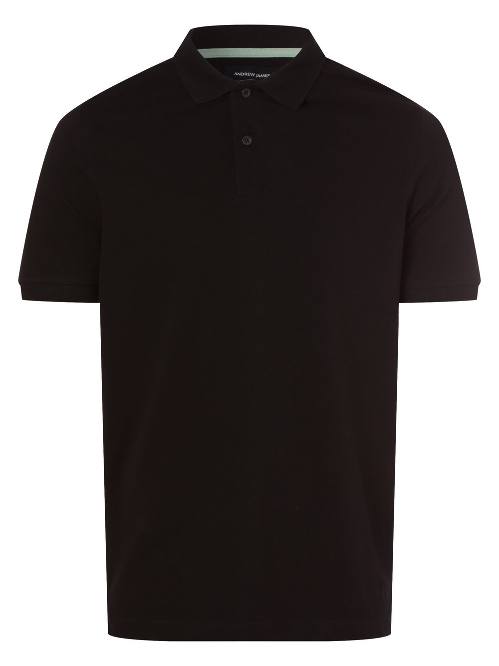 Andrew James - Męska koszulka polo, czarny