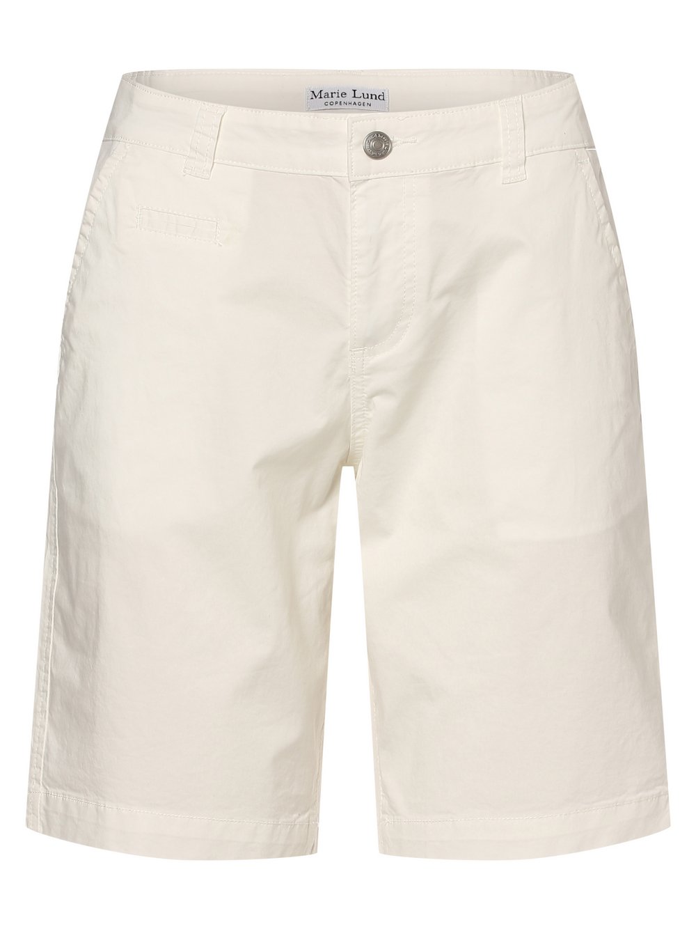 Marie Lund Shorts Damen Baumwolle weiß, 38