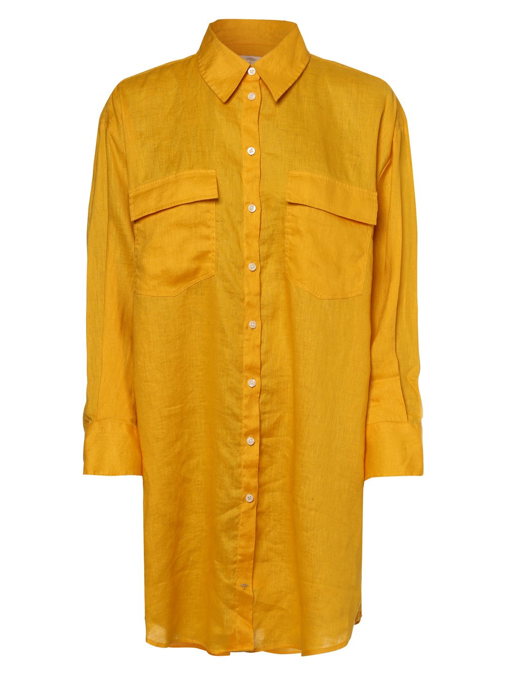 Fynch-Hatton - Damska bluzka lniana, żółty