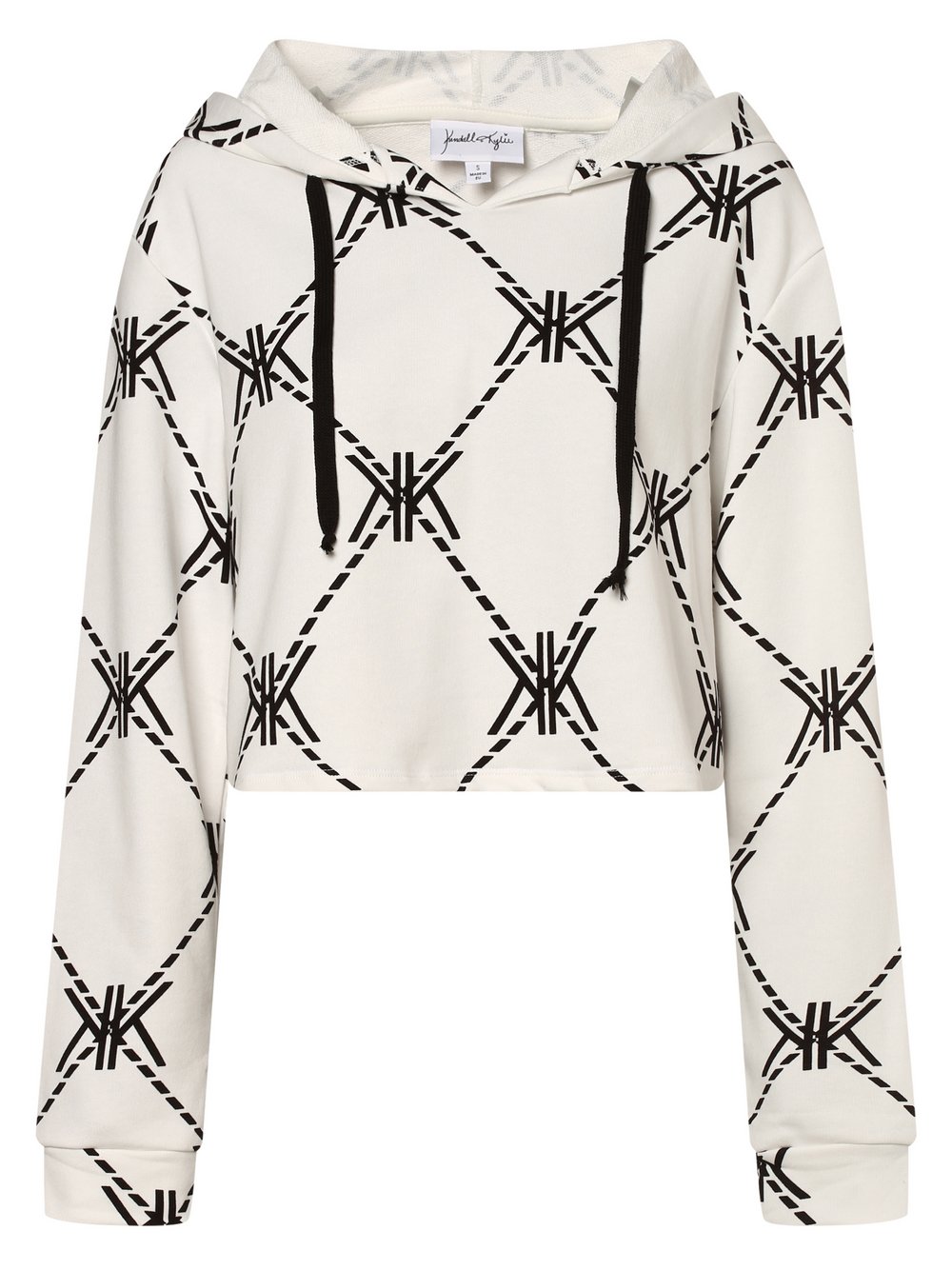 KENDALL + KYLIE - Damska bluza z kapturem, biały|wielokolorowy