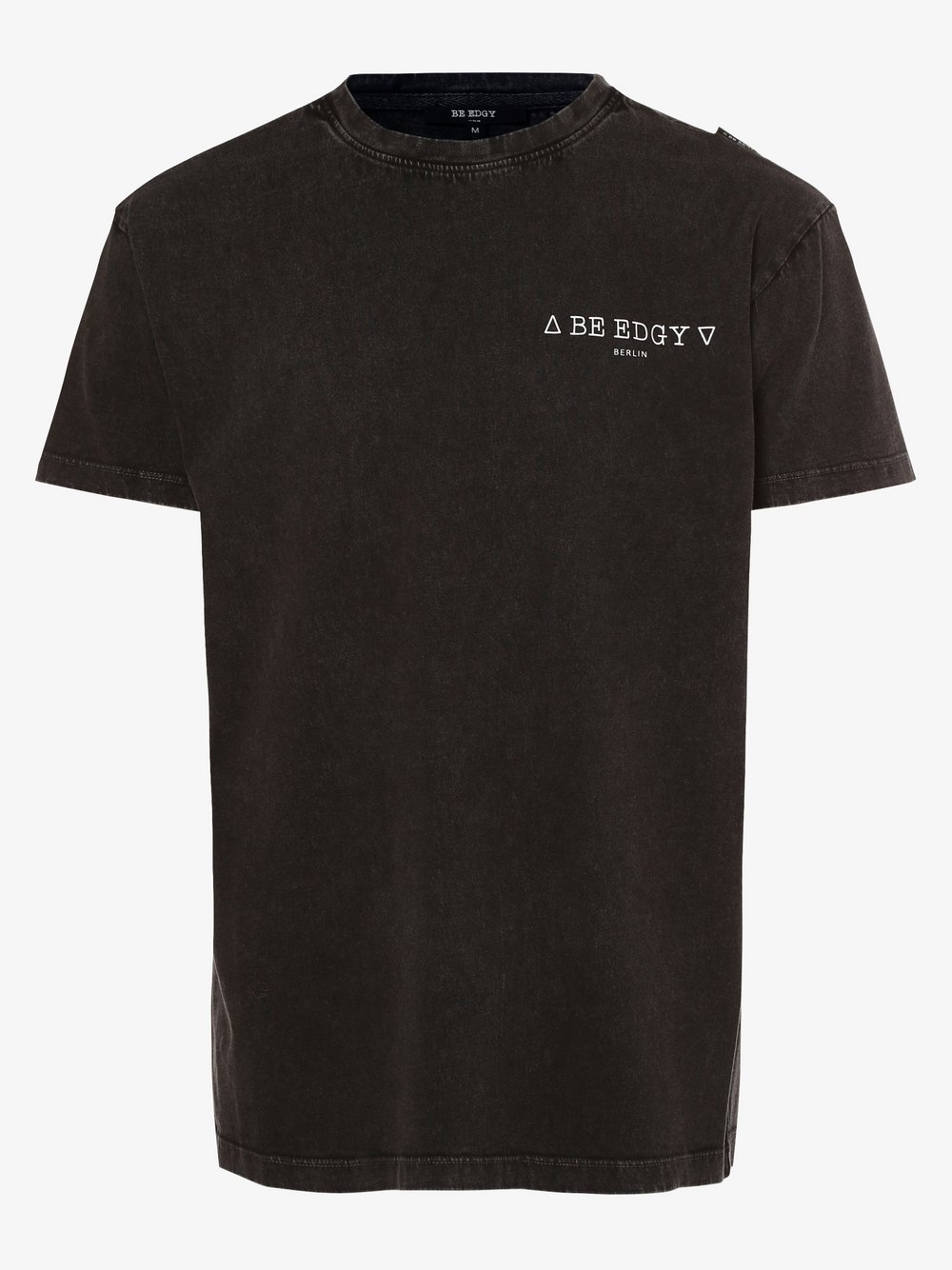 BE EDGY - T-shirt męski – BePaulus, czarny|szary