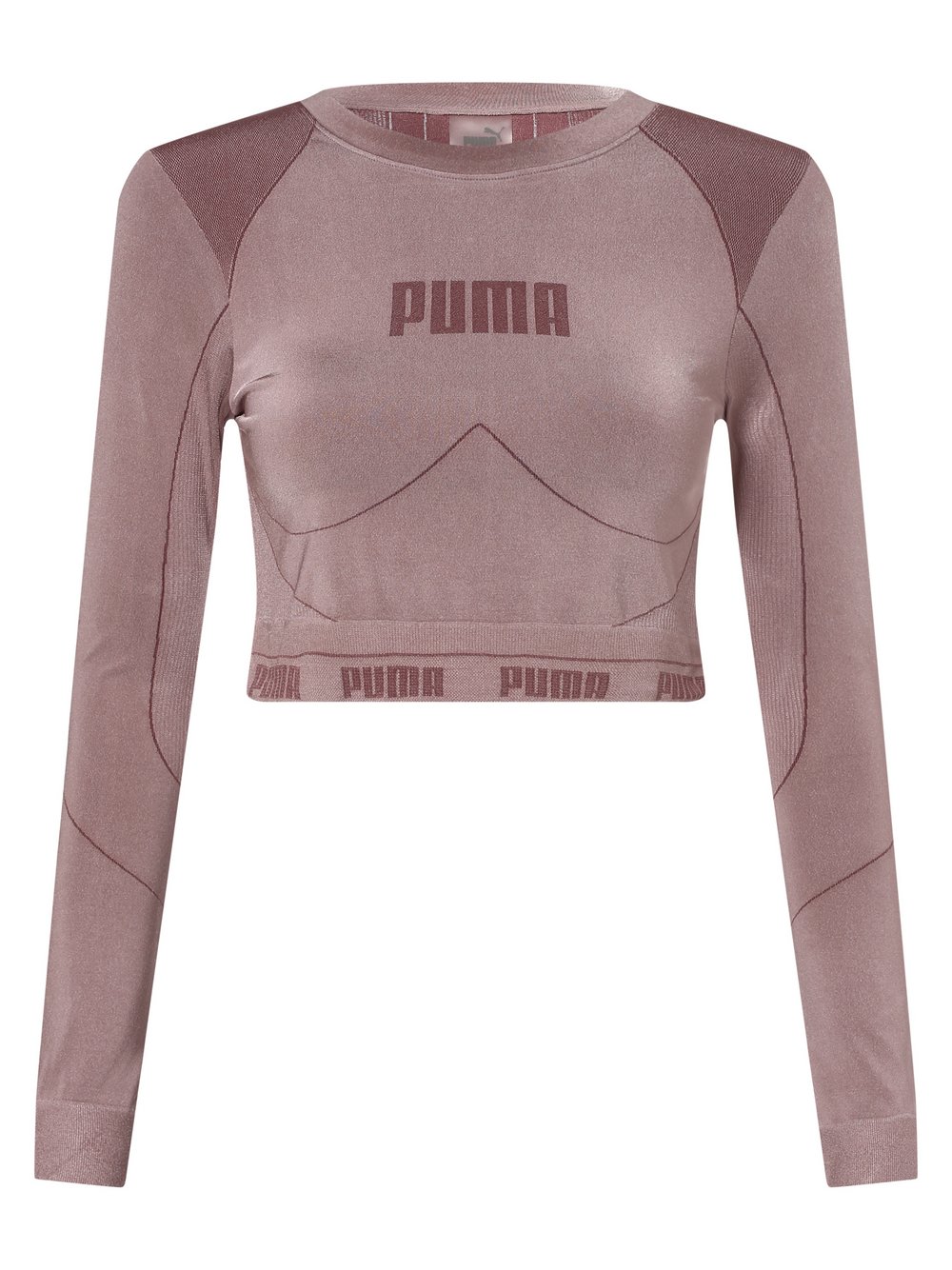 Puma - Damska koszulka z długim rękawem, różowy