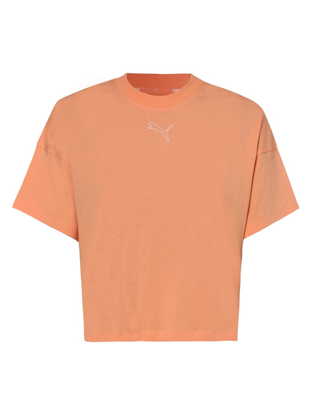 Puma - T-shirt damski, pomarańczowy