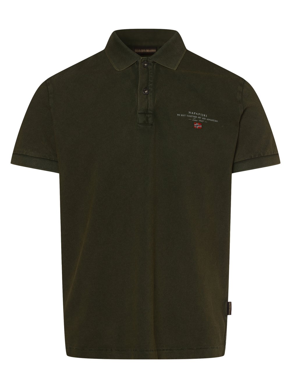 Napapijri - Męska koszulka polo – Elbas, zielony