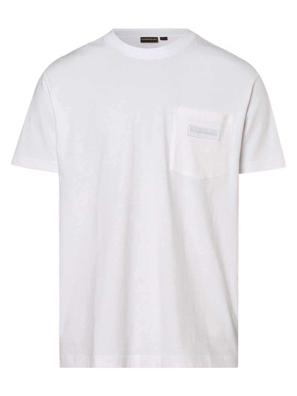 Napapijri - T-shirt męski – S-Morgex, biały