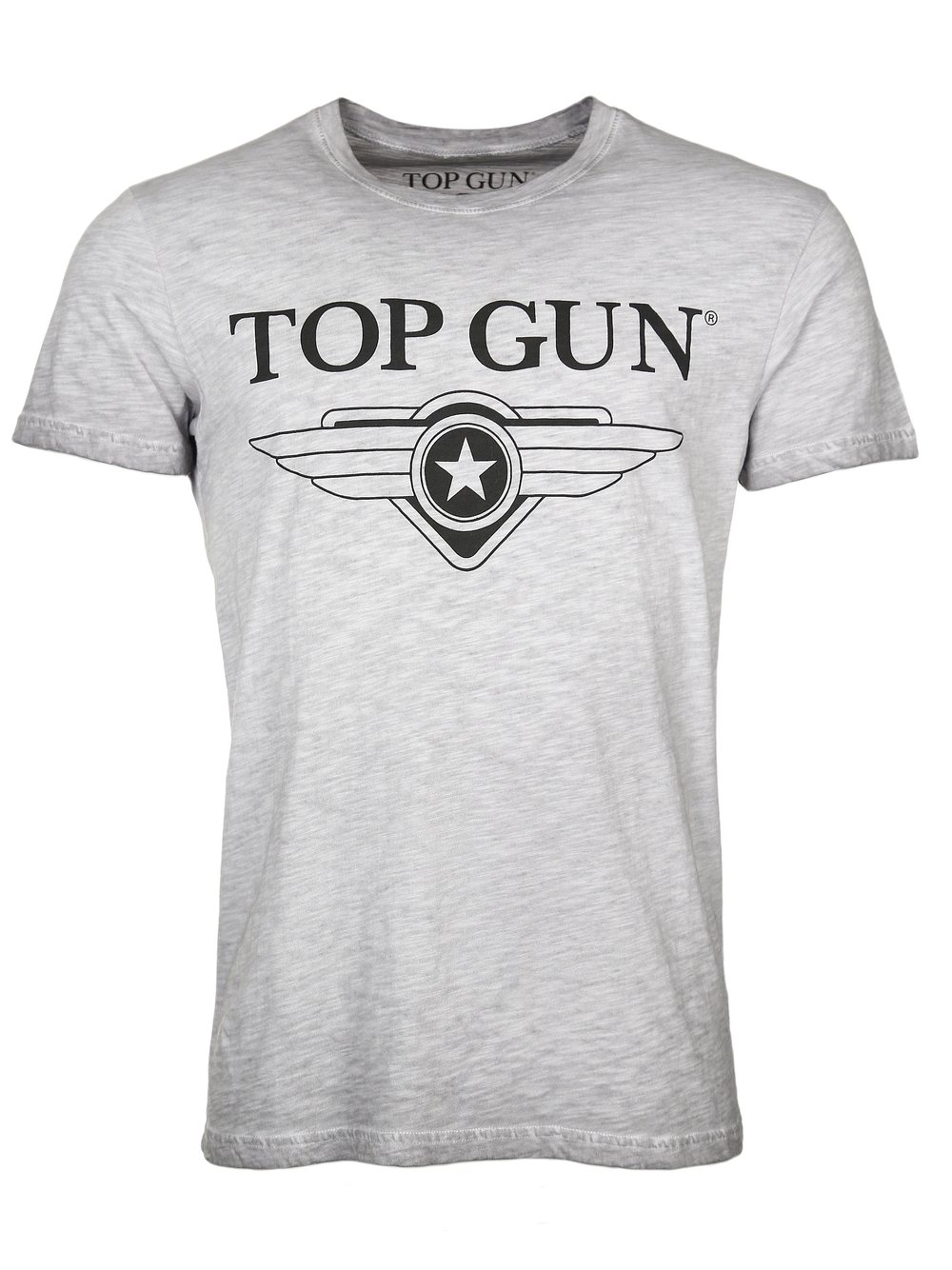 Topgun T-Shirt Herren Baumwolle grau, XXL