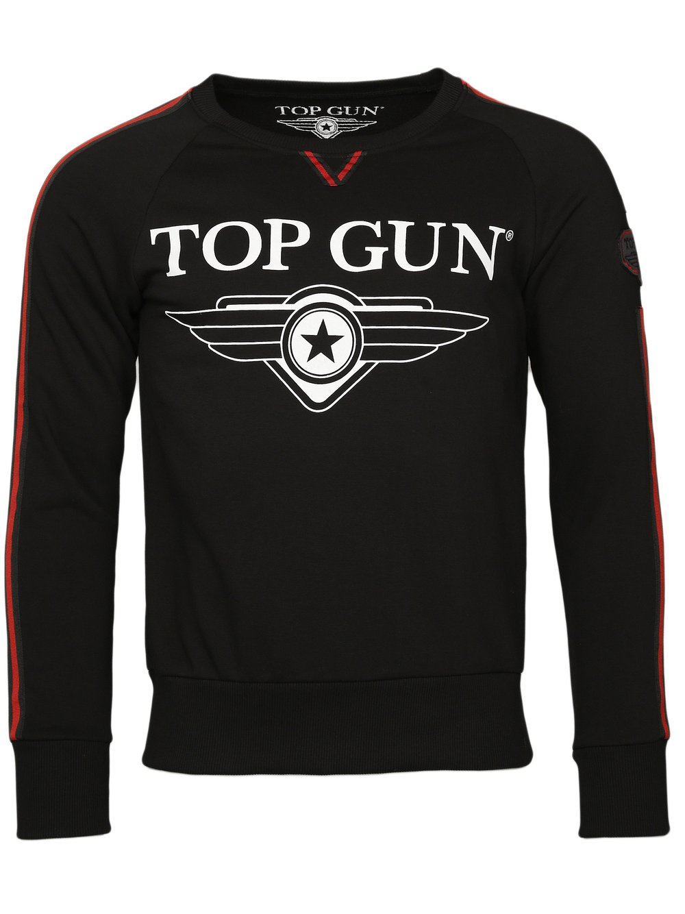 Topgun Sweatshirt Herren Baumwolle schwarz, XL