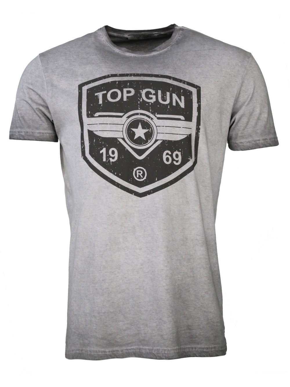 Thumbnail - Topgun T-Shirt Herren Baumwolle grau, XXL