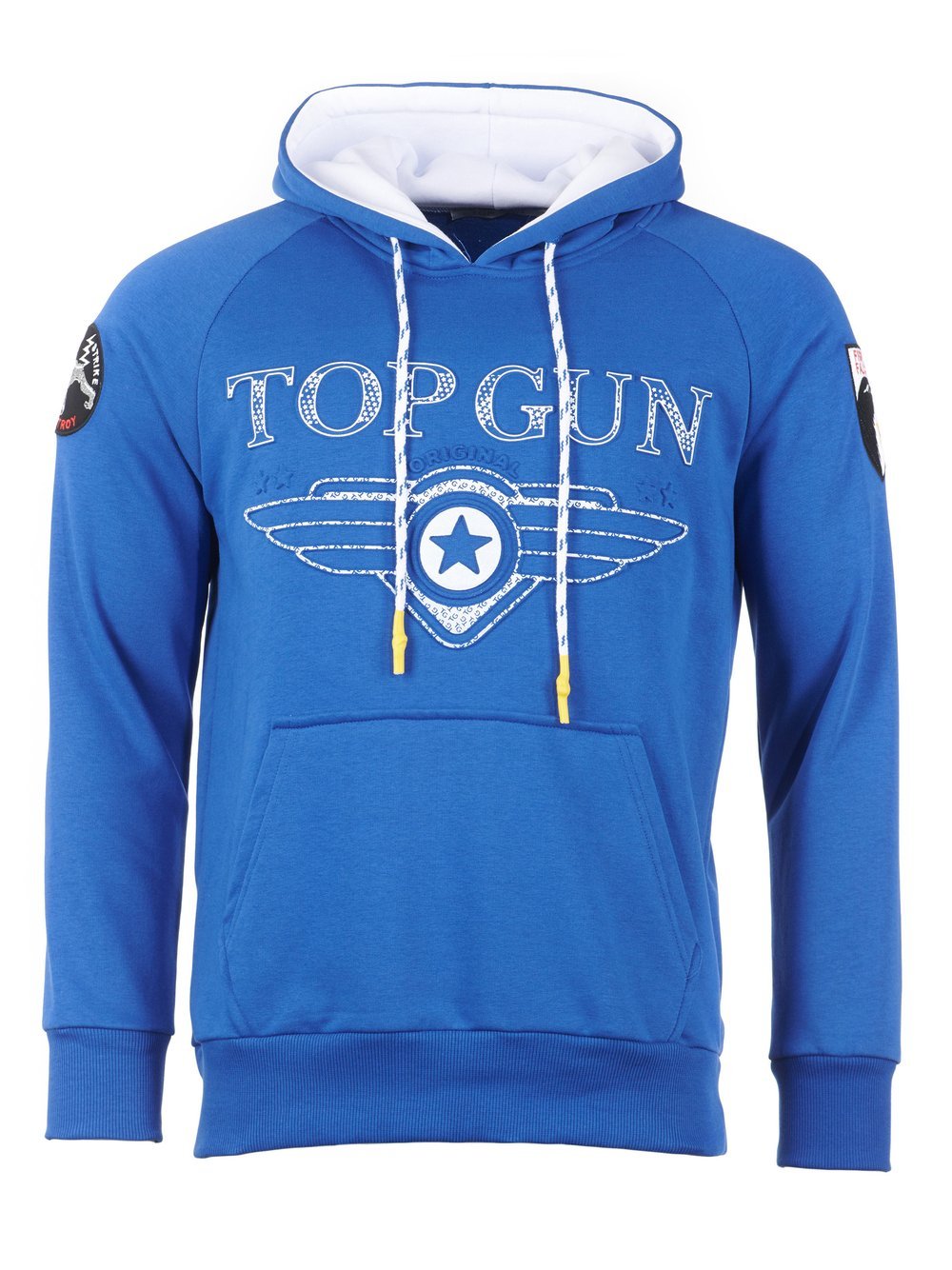 Topgun Hoodie Herren Baumwolle blau, L