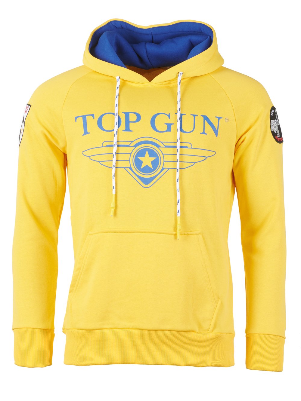 Topgun Kapuzenpulli Herren Baumwolle gelb, XXXL