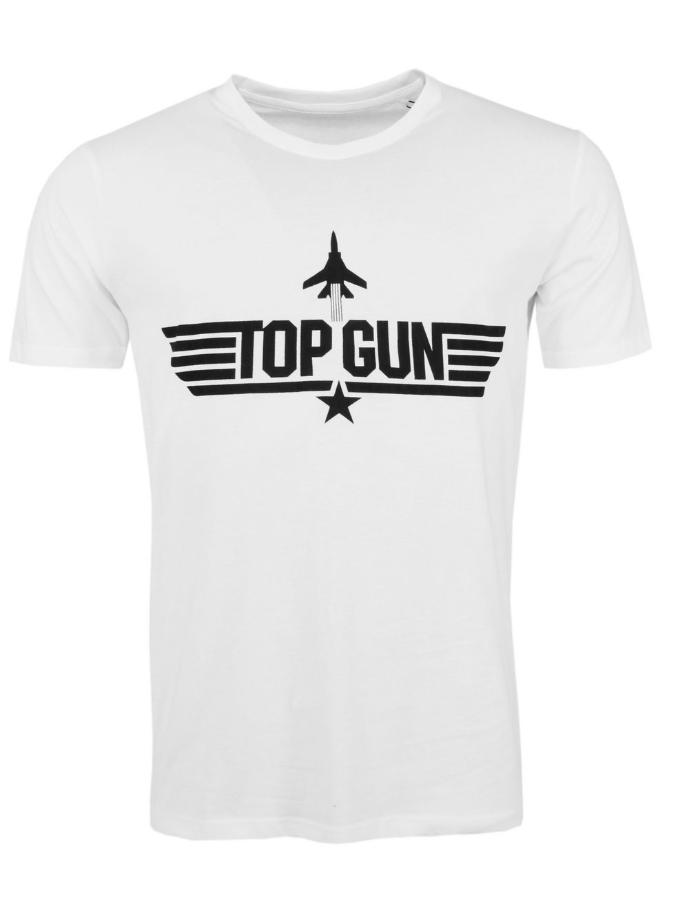 Thumbnail - Topgun T-Shirt Herren Baumwolle weiß, XXXL
