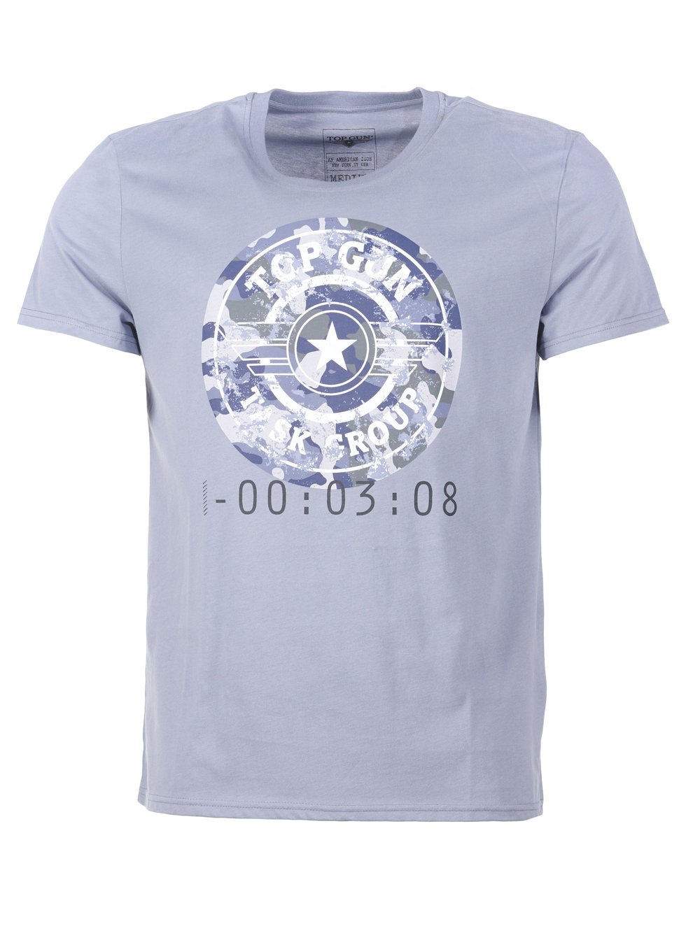 Topgun T-Shirt Herren Baumwolle blau, M