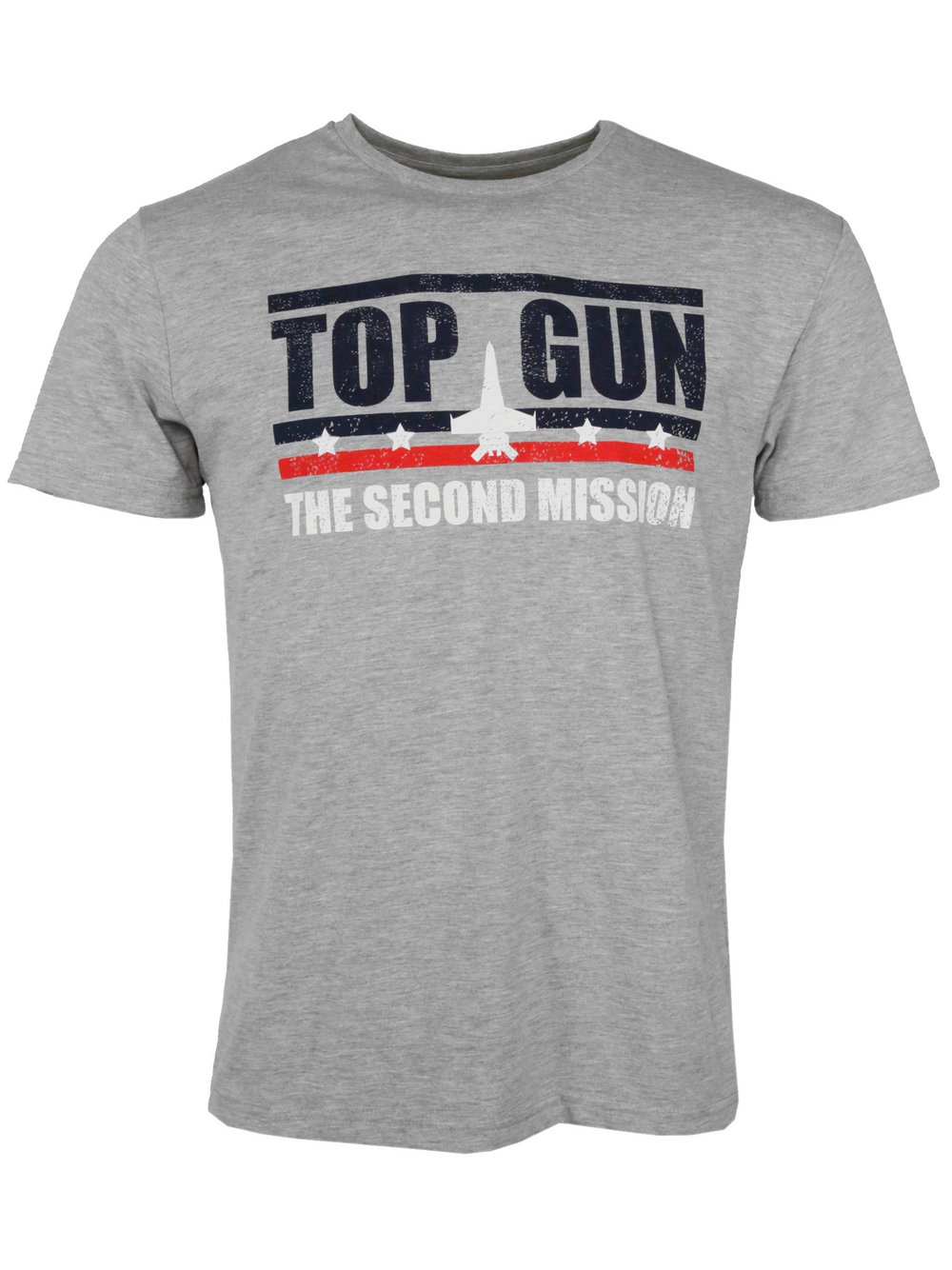 Thumbnail - Topgun T-Shirt Herren Baumwolle grau, XXXL