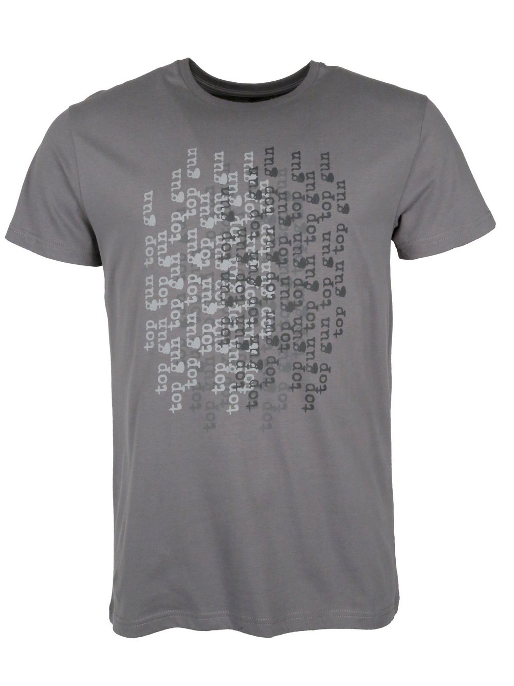 Thumbnail - Topgun T-Shirt Herren Baumwolle grau, S