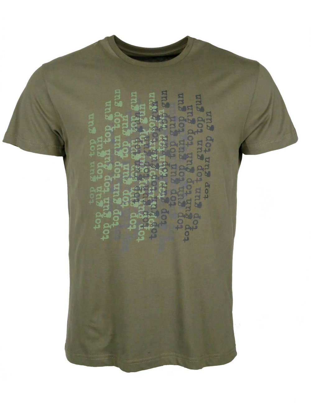 Thumbnail - Topgun T-Shirt Herren Baumwolle grün, M