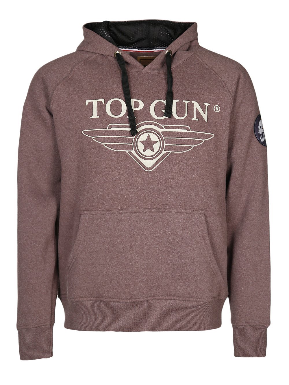 Topgun Kapuzenpullover Herren Baumwolle braun, XL