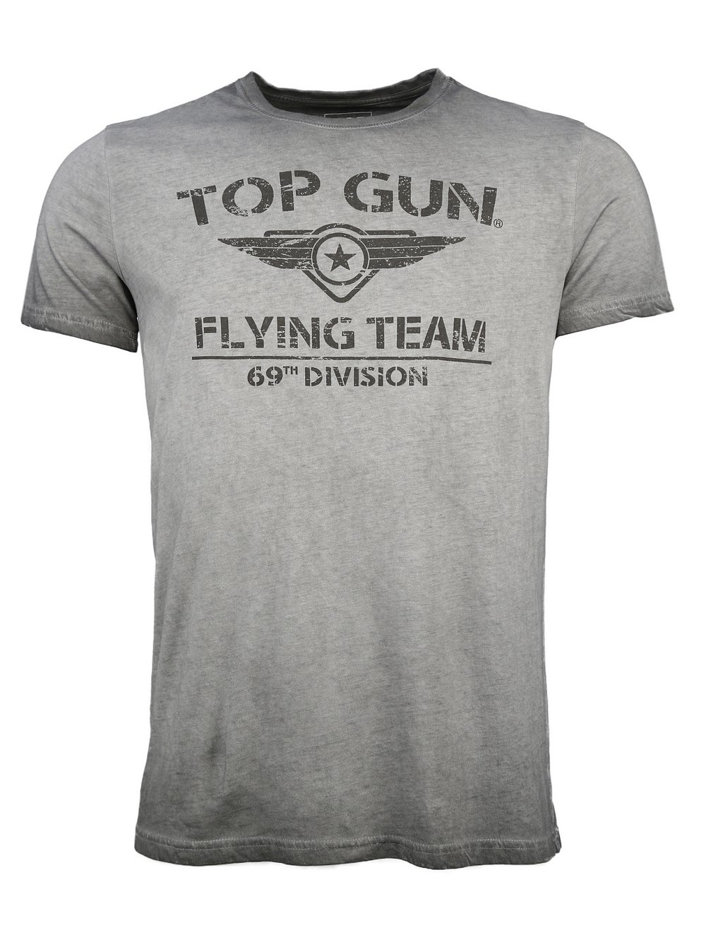 Thumbnail - Topgun T-Shirt Herren Baumwolle grau, S