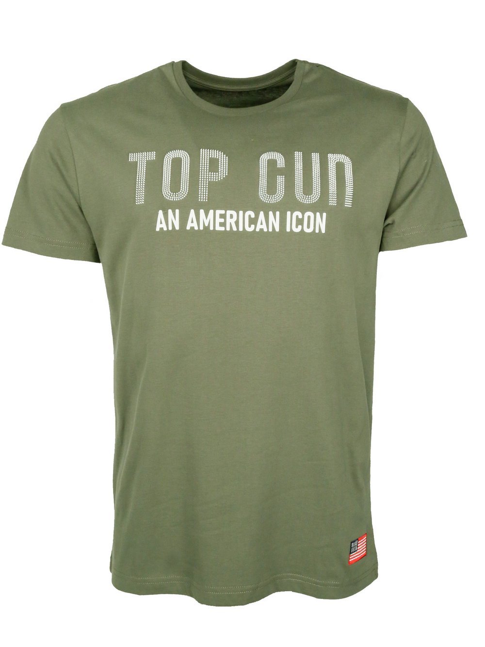 Topgun T-Shirt Herren Baumwolle grün, M