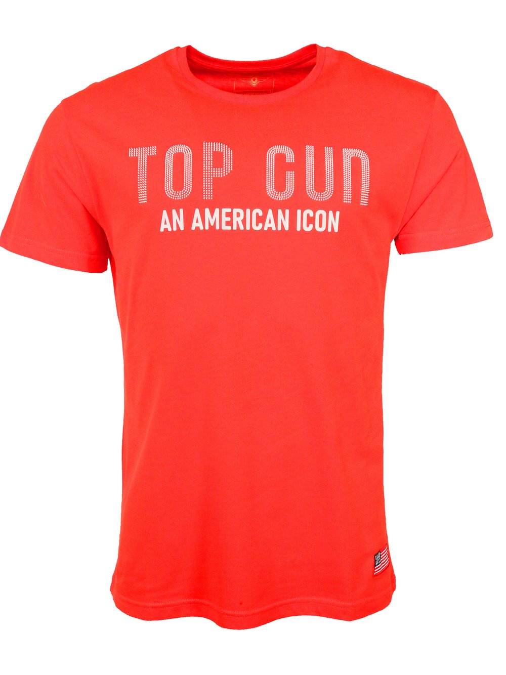 Topgun T-Shirt Herren Baumwolle rot, XL