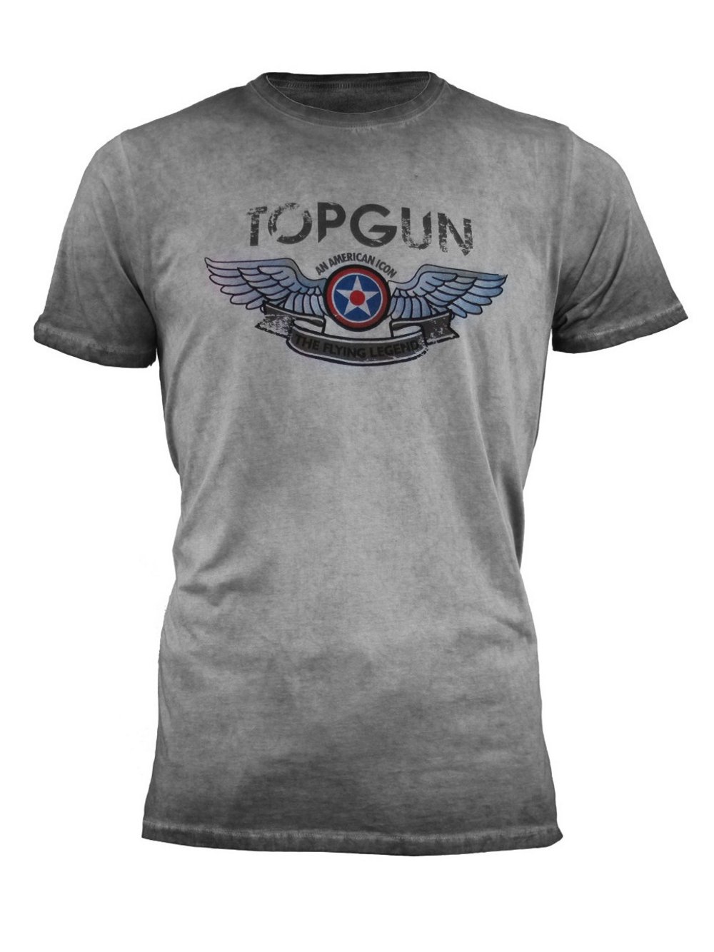 Thumbnail - Topgun T-Shirt Herren Baumwolle grau, XL