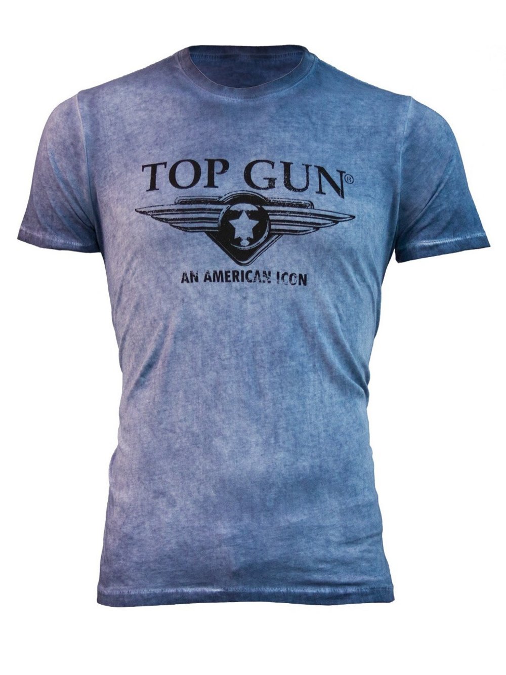 Thumbnail - Topgun T-Shirt Herren Baumwolle blau, M