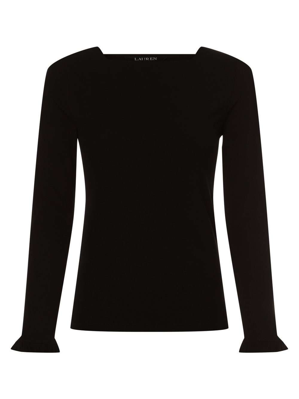 Lauren Ralph Lauren - Damska koszulka z długim rękawem, czarny