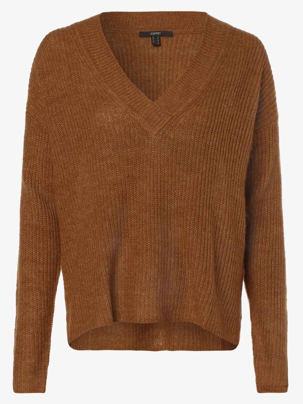 Esprit Collection - Sweter damski z dodatkiem alpaki, brązowy