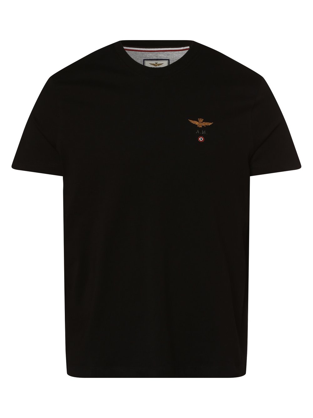 Aeronautica - T-shirt męski, czarny