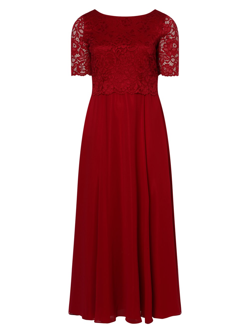 Vera Mont - Damska sukienka wieczorowa – duże rozmiary, czerwony