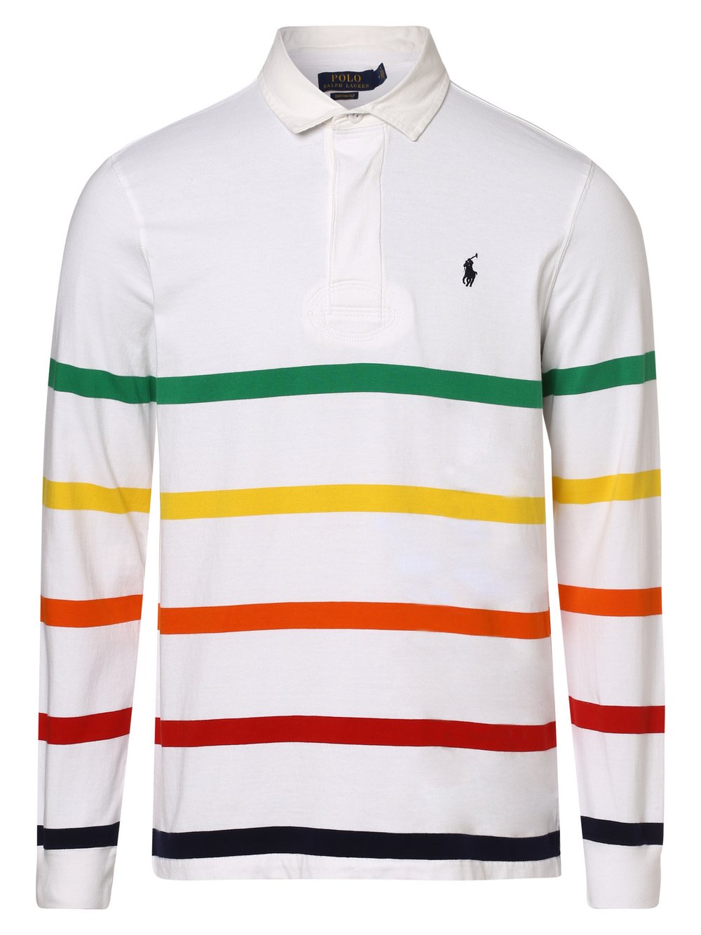 Polo Ralph Lauren - Męska koszulka polo, biały|wielokolorowy