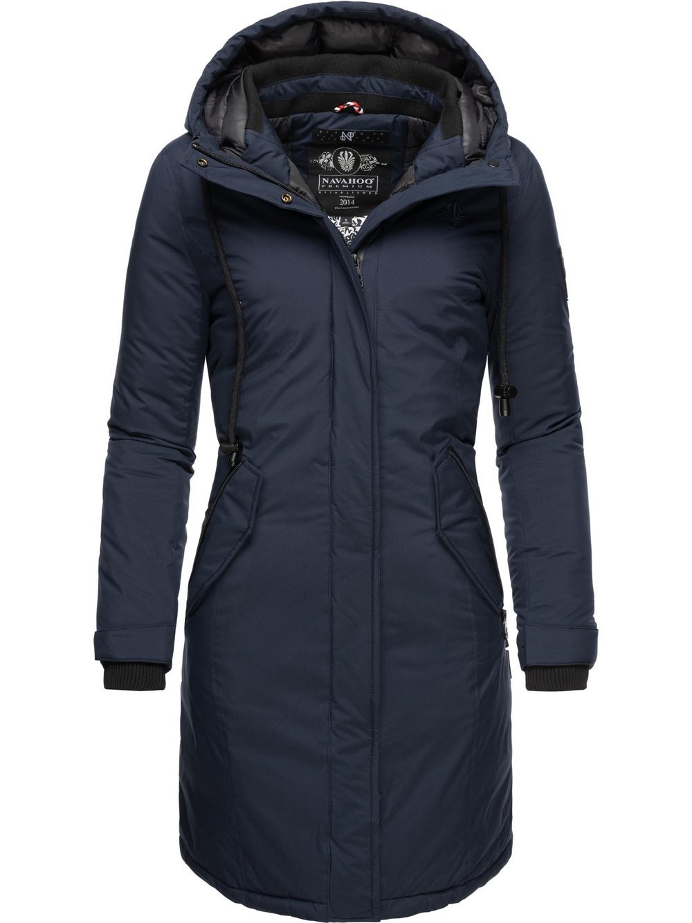 Navahoo Wintermantel Damen blau, XL