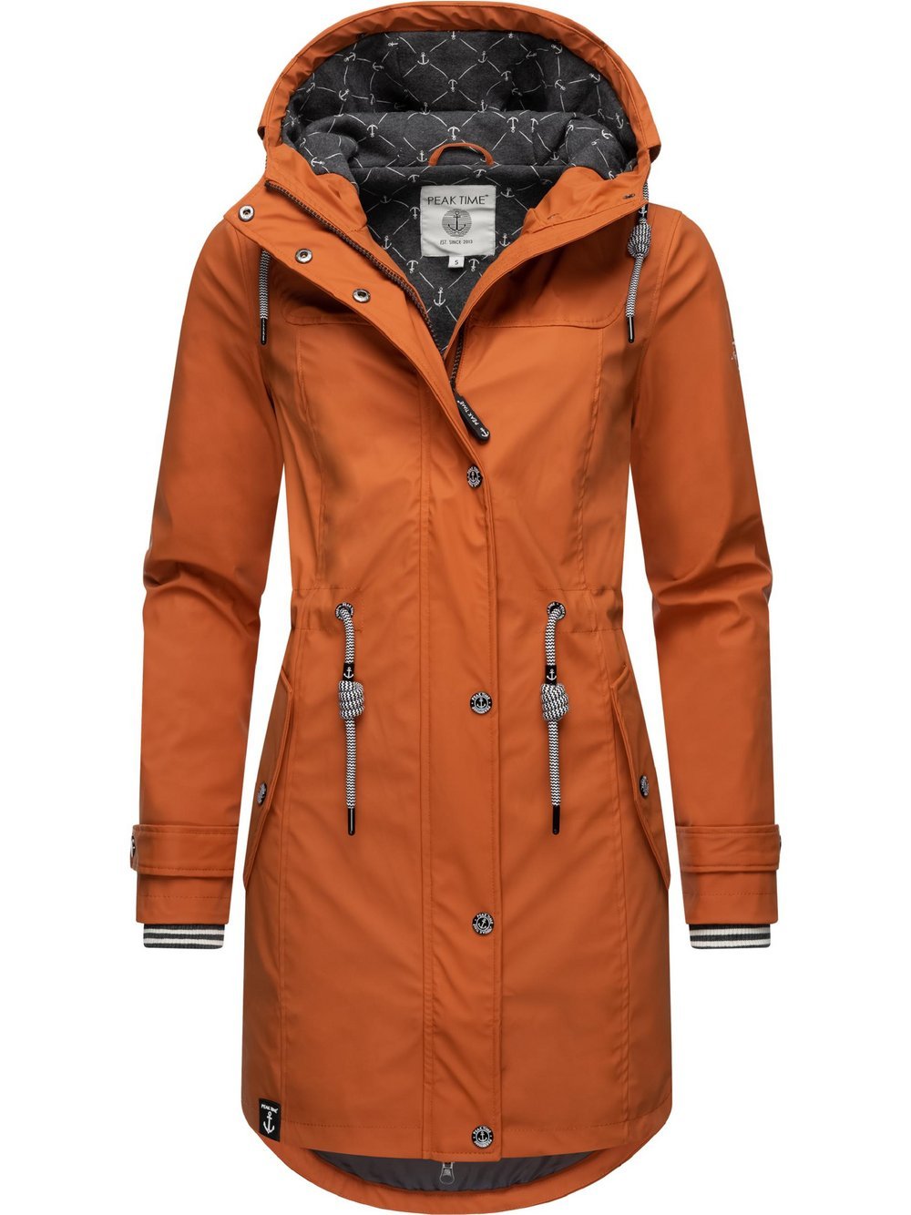 Peak Time Regenjacke Damen braun, XXL