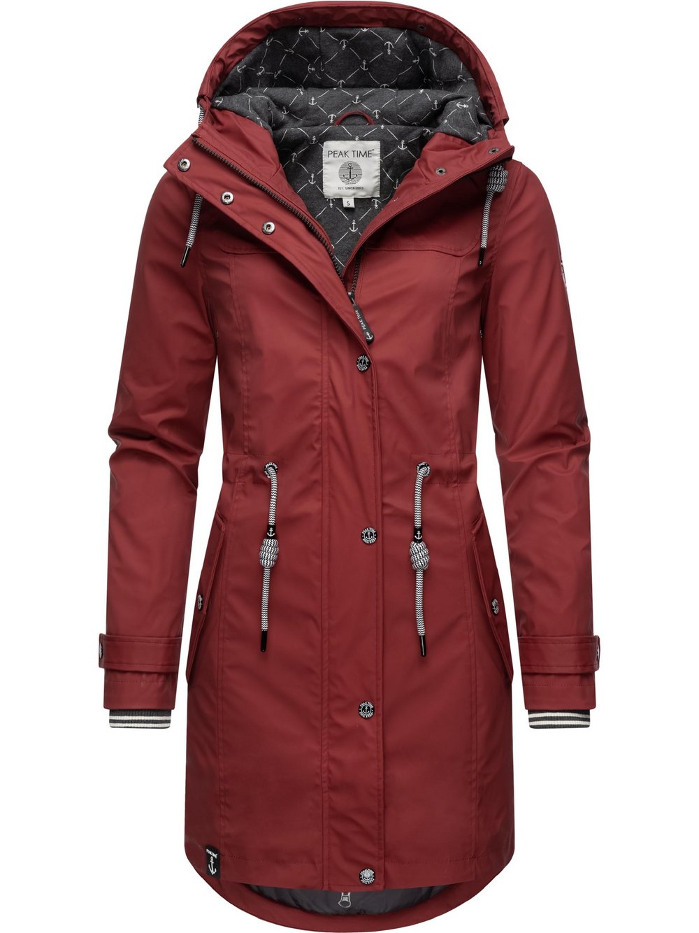 Peak Time Regenjacke Damen rot, M